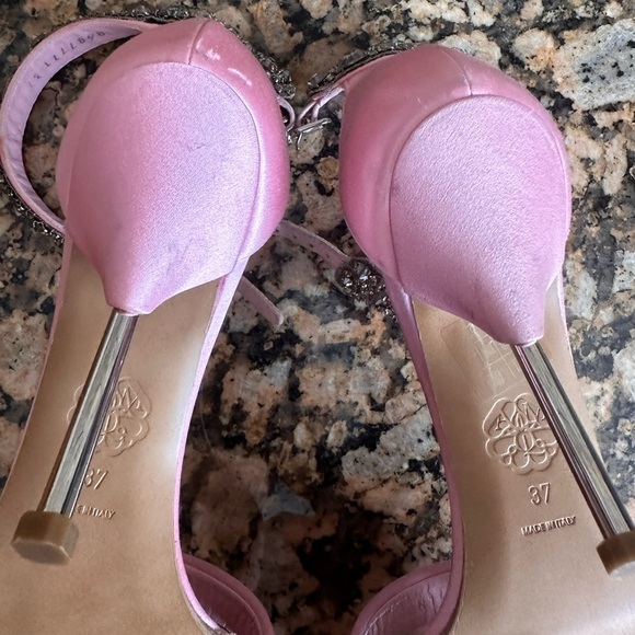 Alexander McQueen Crystal Strap Sandals in Pink - Picture 13 of 13